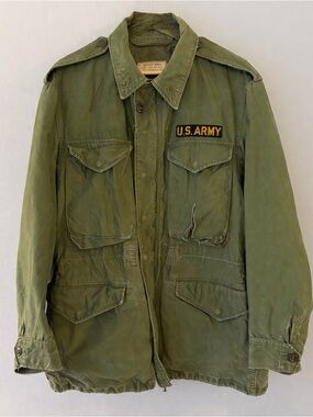 U.S. Army Olive Drab Field Jacket with Patch